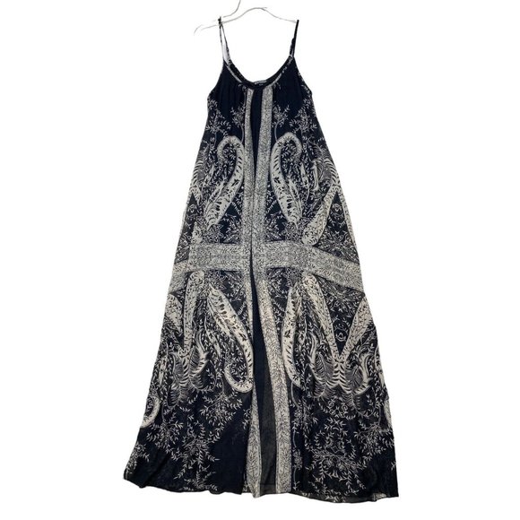 Express Dresses & Skirts - *New Express Sleeveless Maxi Dress Womens Size Small Black Floral Vacation Beach